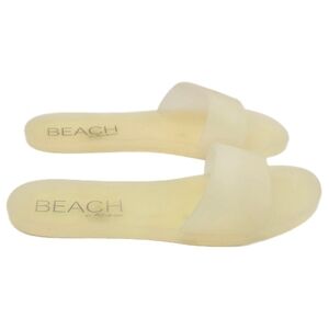 Beach by Matisse Sol Jelly Flip Flop Sandals Butter Size 7